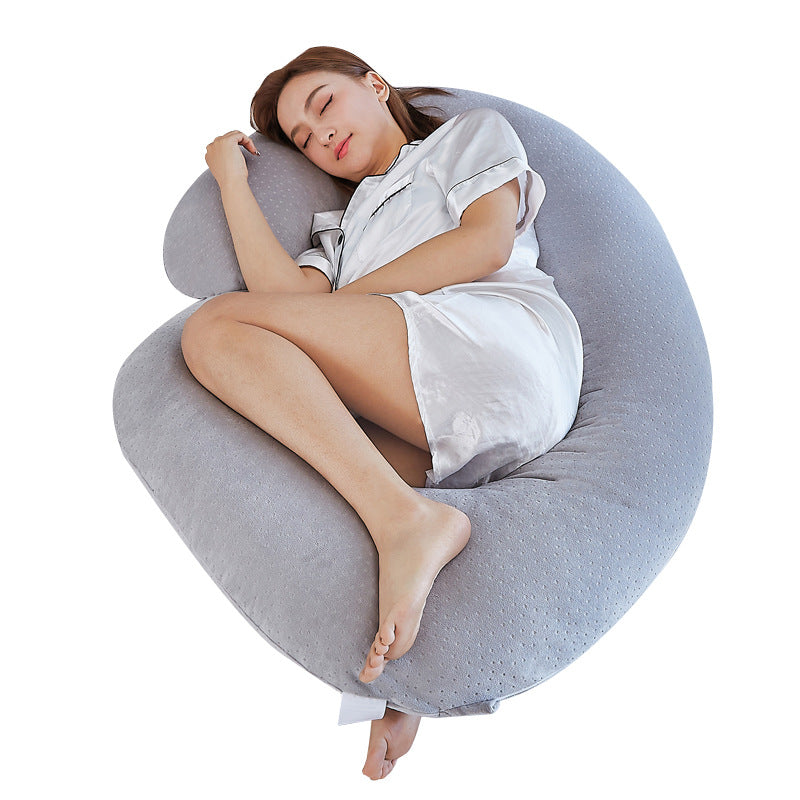 C-Shaped Pregnancy Pillow with Waist Support (Wholesale)