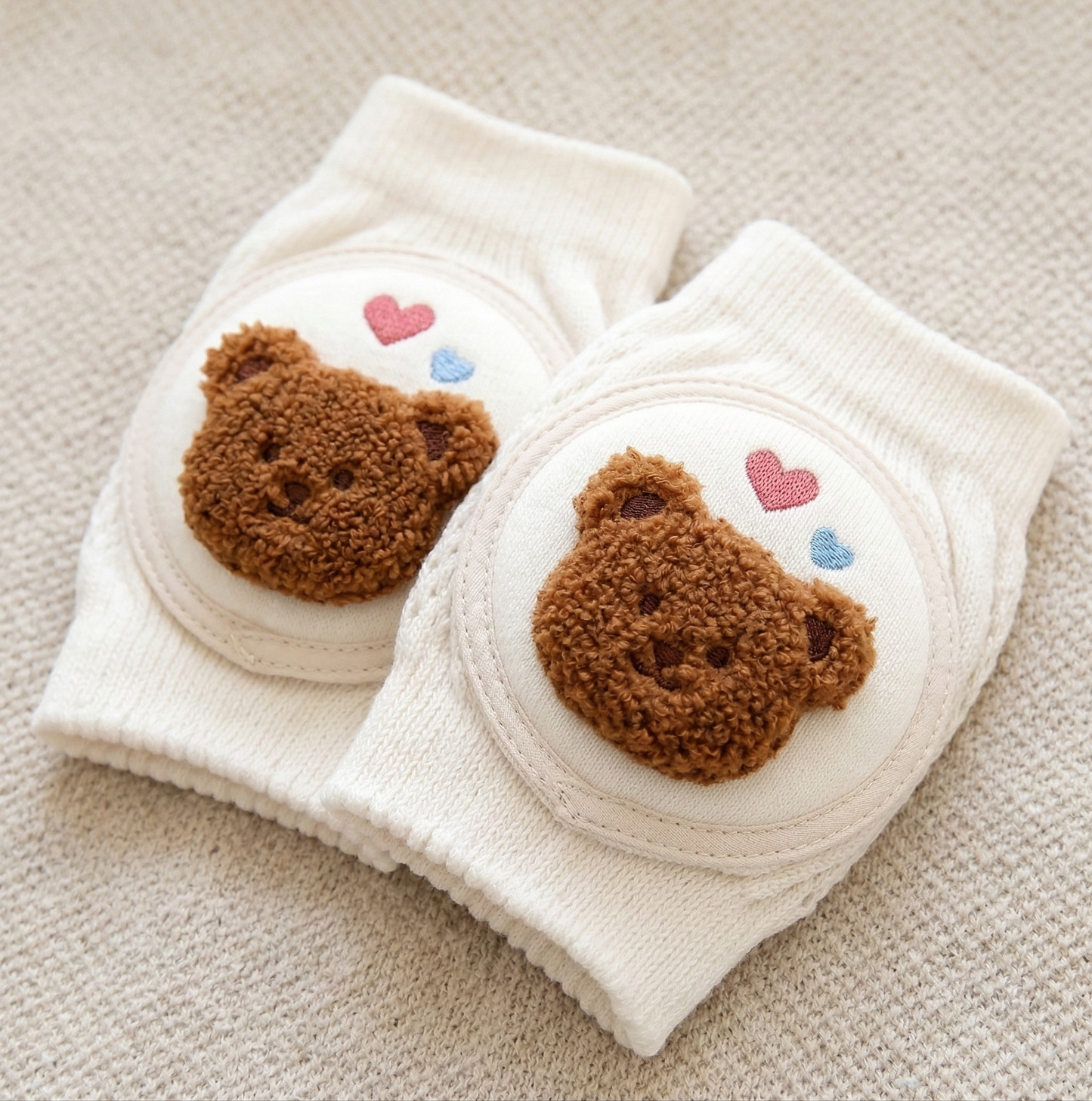 TROPELA Soft Cotton Baby Knee Pads for Crawling