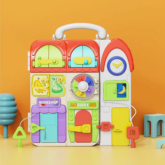 TROPELA Montessori Busy Board – Toddler Learning Toy™