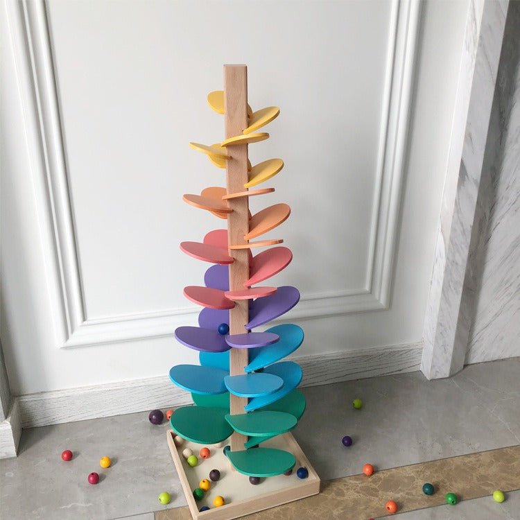 Wooden Rainbow Music Tree Educational Toy