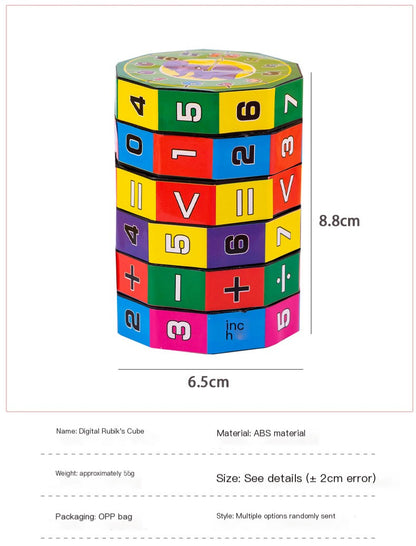 TROPELA Six-Sided Math Cube Educational Toy™