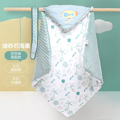 Baby Swaddle Blanket with Cotton for Newborns (Autumn/Winter)