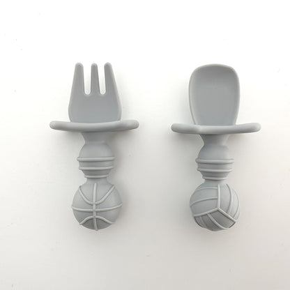 Silicone Baby Tableware Set with Suction Bowl and Owl