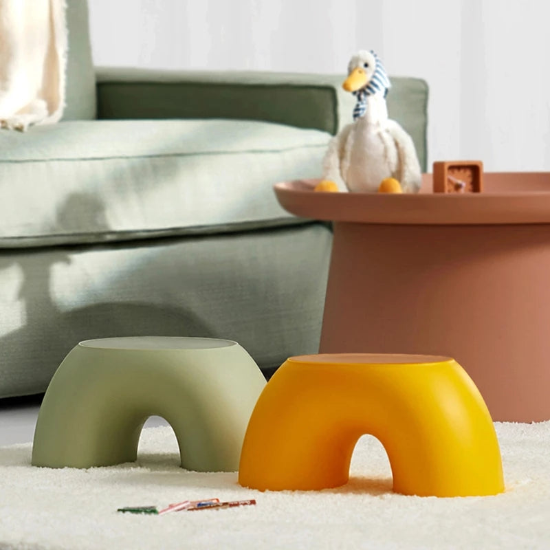 Rainbow Children's Stool - Non-slip Durable Bathroom Chair