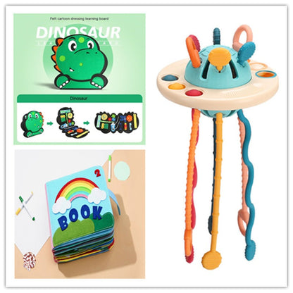Silicone Sensory Toys for Baby Montessori Development