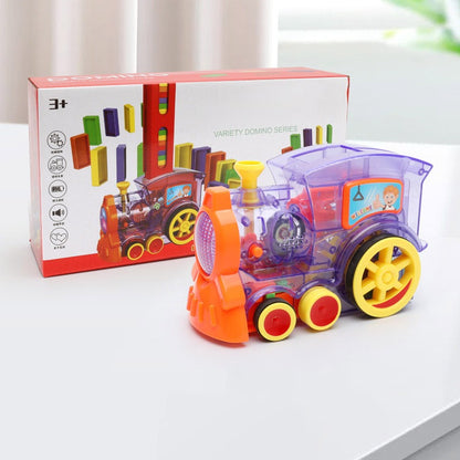 Domino Train Electric Toy Set
