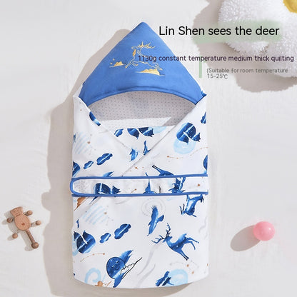 Thickened Spring Swaddling Quilt for Newborns
