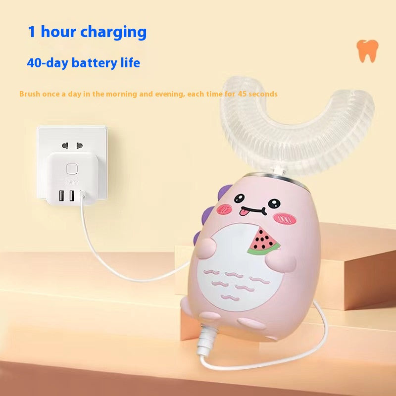 TROPELA Kids U-Shaped Ultrasonic Electric Toothbrush