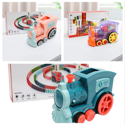 Domino Train Electric Toy Set