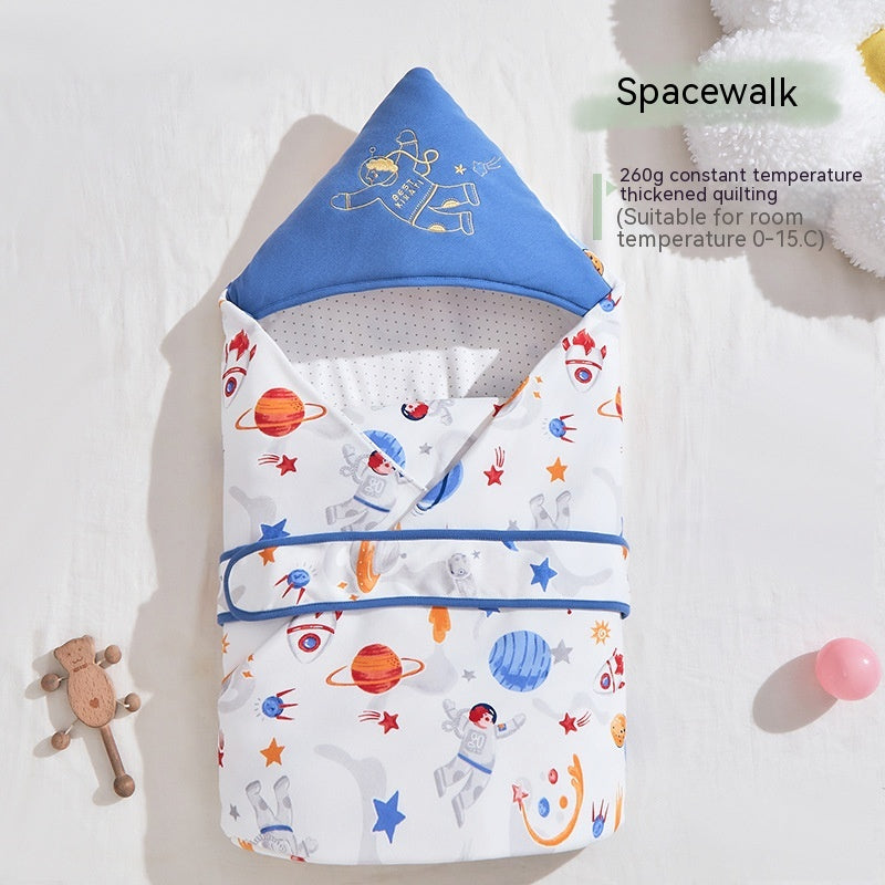 Thickened Spring Swaddling Quilt for Newborns