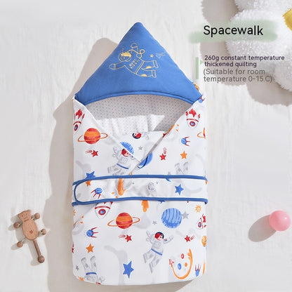 Thickened Spring Swaddling Quilt for Newborns