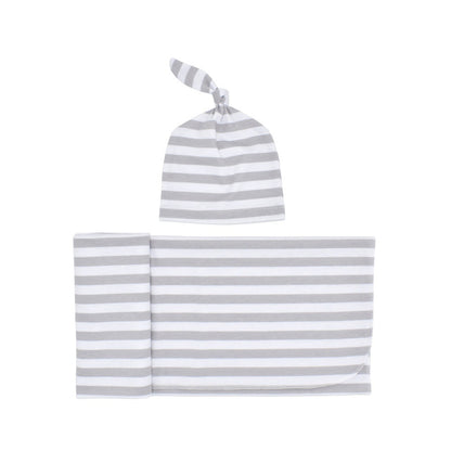 Newborn Patterned Cap 2-Piece Set
