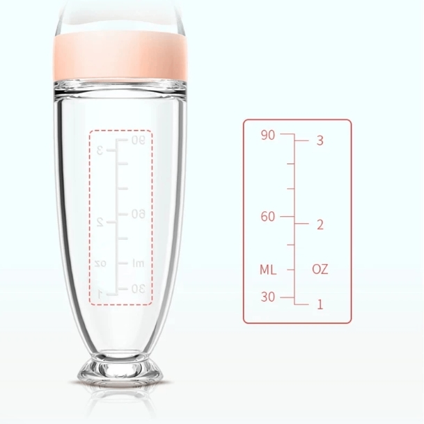 Silicone Squeeze Bottle for Baby Training Spoon