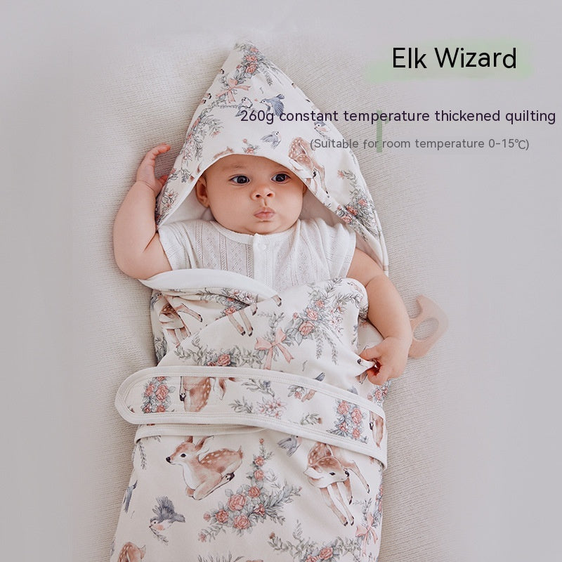 Thickened Spring Swaddling Quilt for Newborns