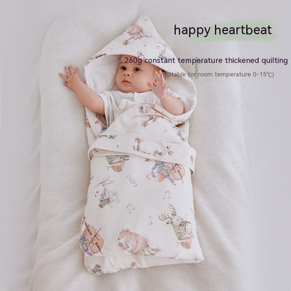 Thickened Spring Swaddling Quilt for Newborns