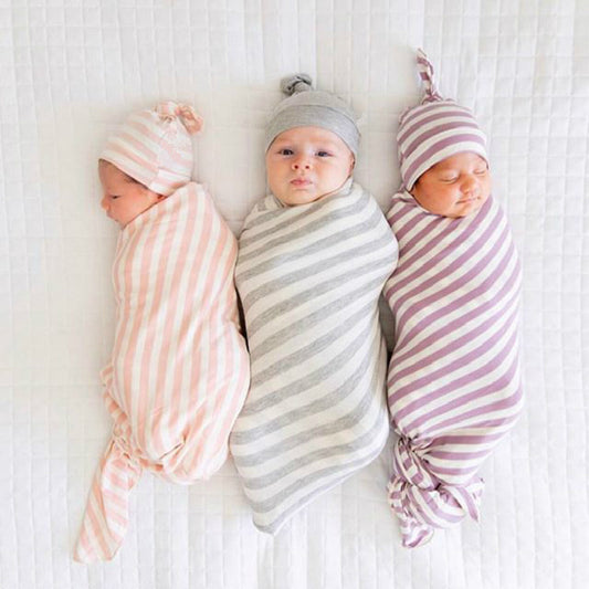 TROPELA Newborn Patterned Cap 2-Piece Set™