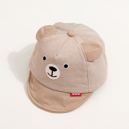 Cute Cartoon Baby Bear Baseball Cap for Boys and Girls
