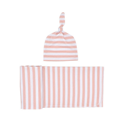 Newborn Patterned Cap 2-Piece Set