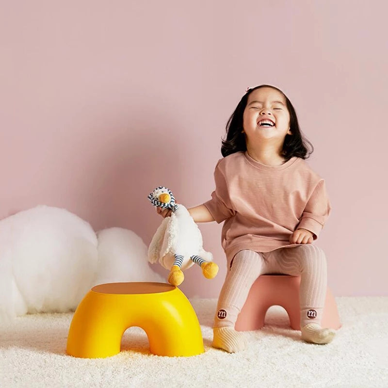 Rainbow Children's Stool - Non-slip Durable Bathroom Chair