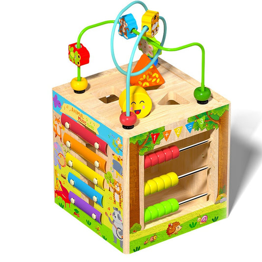 TROPELA Wooden Multifunctional Puzzle Beads Treasure Box for Kids™
