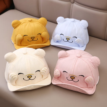 Cartoon Cat Baseball Cap for Kids - Cute Sun Visor Hat