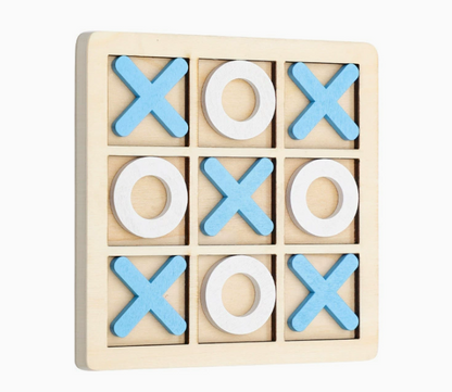 TROPELA Mini Wooden Tic-Tac-Toe Chess Game™