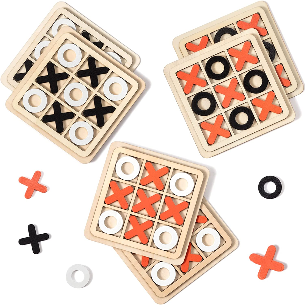TROPELA Mini Wooden Tic-Tac-Toe Chess Game™