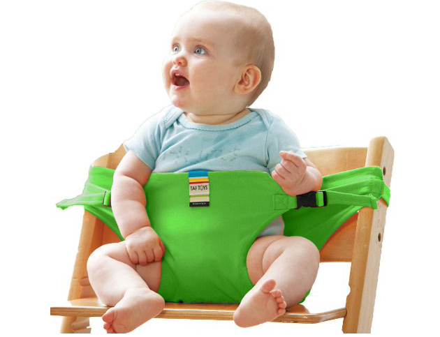 Foldable Baby Safety Dining Chair with Portable Seat Belt