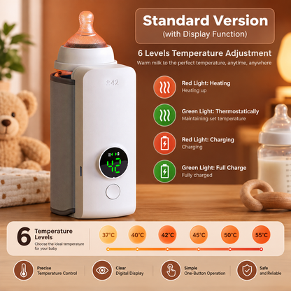 TROPELA Wireless Baby Bottle Warmer – Cordless & Convenient