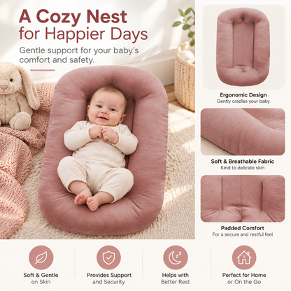 TROPELA Bionic Newborn Comfort Bed – Womb-Inspired Baby Nest