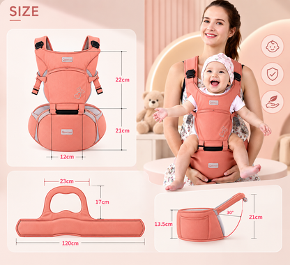 TROPELA Multi-Functional Baby Carrier with Waist Support – All Seasons
