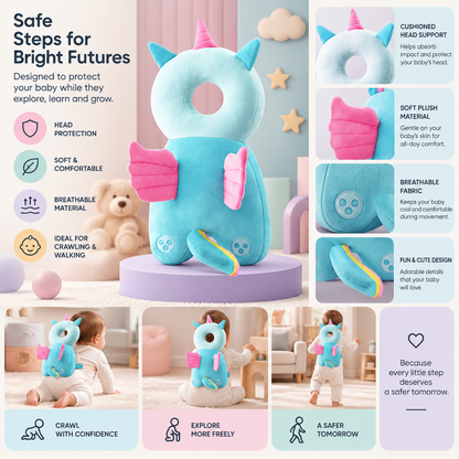 TROPELA Baby Safety Head Protector – Anti-Fall Backpack for Crawlers