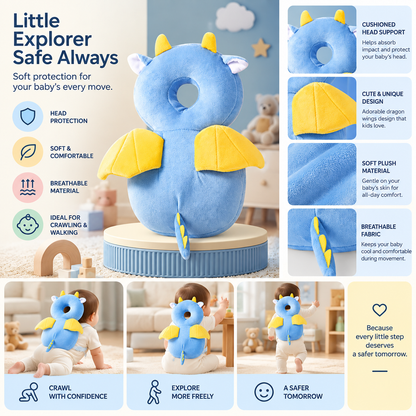 TROPELA Baby Safety Head Protector – Anti-Fall Backpack for Crawlers