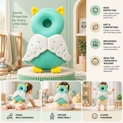 TROPELA Baby Safety Head Protector – Anti-Fall Backpack for Crawlers
