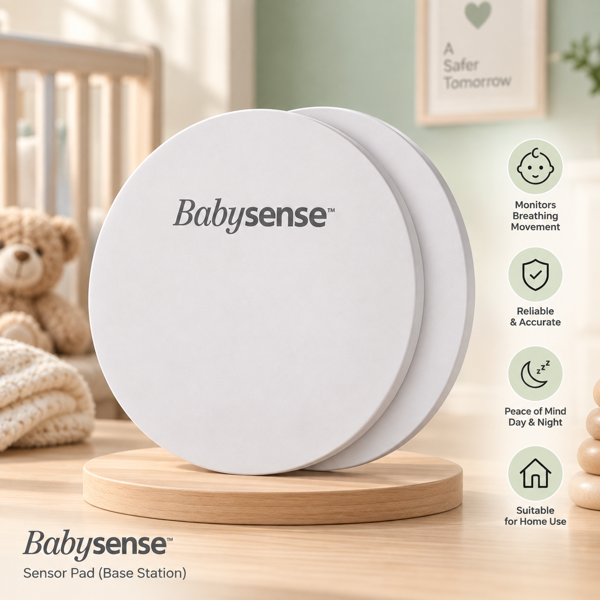 TROPELA Baby Video & Movement Monitor Bundle Safety System