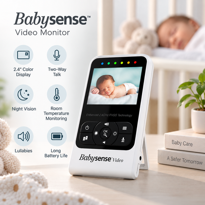 TROPELA Baby Video & Movement Monitor Bundle Safety System