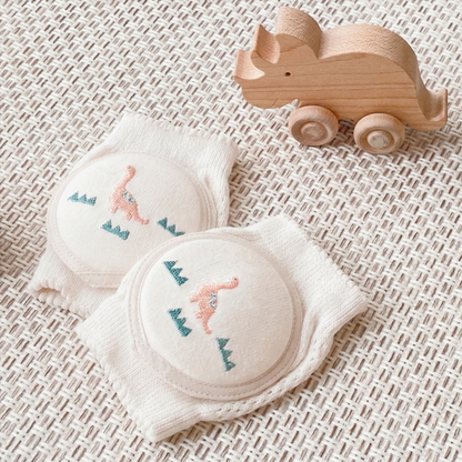 TROPELA Soft Cotton Baby Knee Pads for Crawling