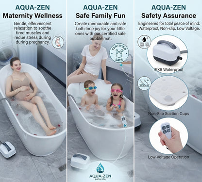 TROPELA Hydro Spa Bubble Massage Bath Mat