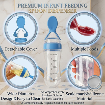 TROPELA Geometric Silicone Baby Feeder Nipple Set – Soft & Safe