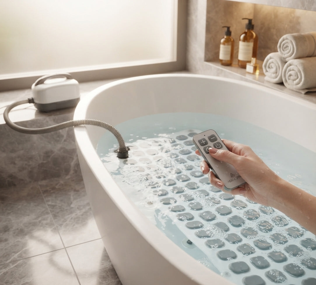TROPELA Hydro Spa Bubble Massage Bath Mat