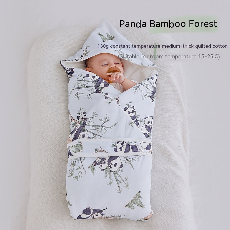 Thickened Spring Swaddling Quilt for Newborns
