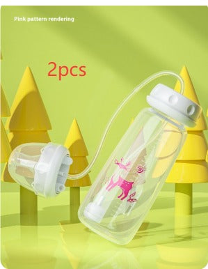 TROPELA Hands-Free Baby Feeding Bottle with Tube (240ml)