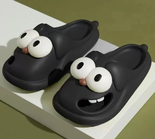 TROPELA Cartoon Big Eye Dog Slippers for Women™