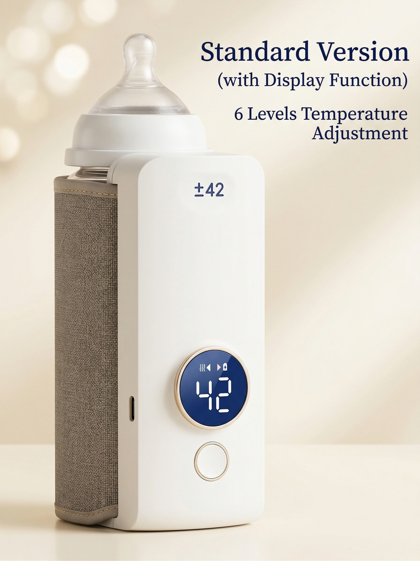 TROPELA Portable Wireless USB Baby Bottle Warmer