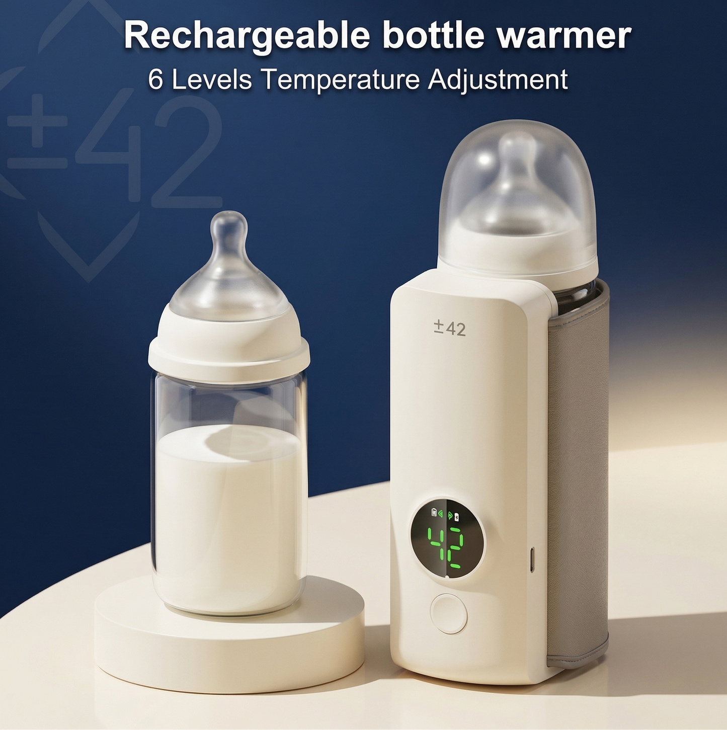 TROPELA Portable Wireless USB Baby Bottle Warmer