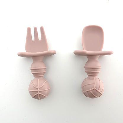 Silicone Baby Tableware Set with Suction Bowl and Owl