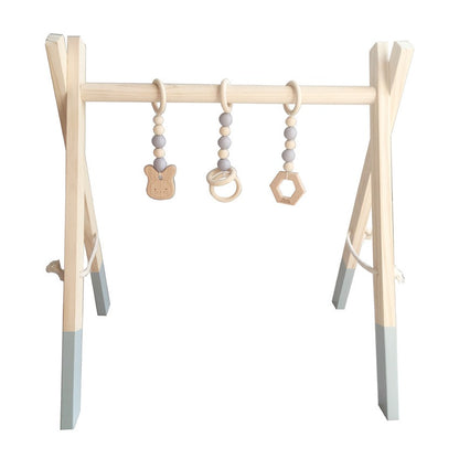 Wooden Baby Fitness Play Gym