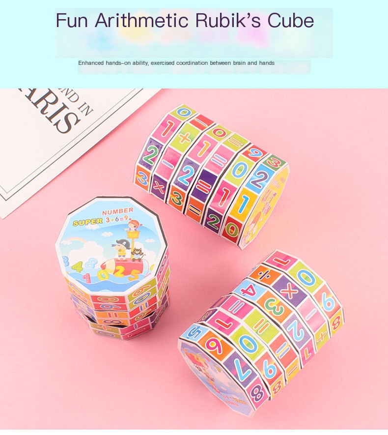 TROPELA Six-Sided Math Cube Educational Toy™