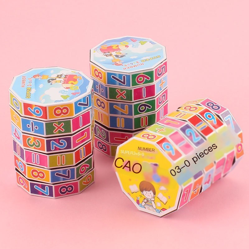 TROPELA Six-Sided Math Cube Educational Toy™
