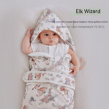 Thickened Spring Swaddling Quilt for Newborns